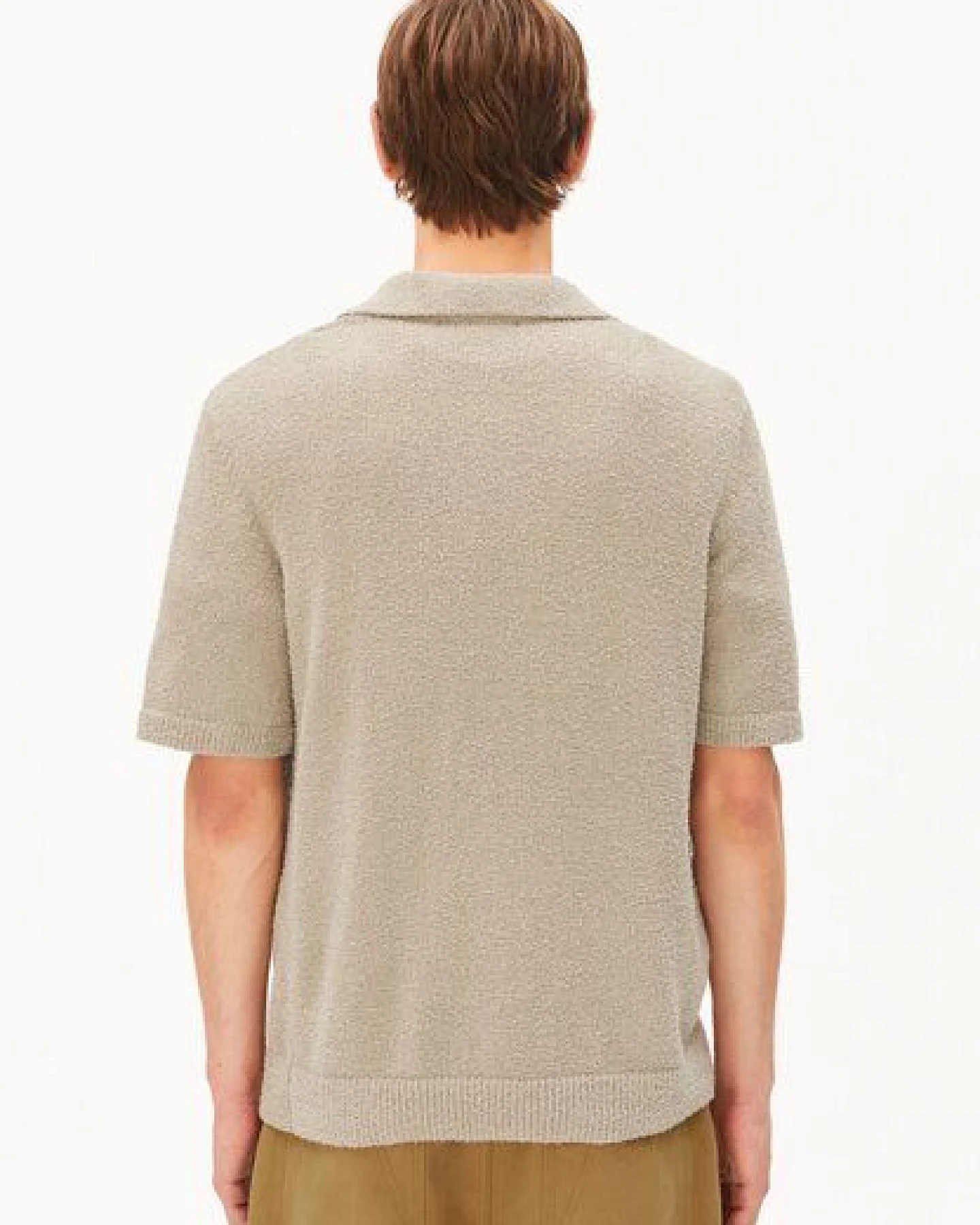 ARMEDANGELS BOUCLE Herren Polo aus Bio-Baumwoll Mix – Ansicht 2