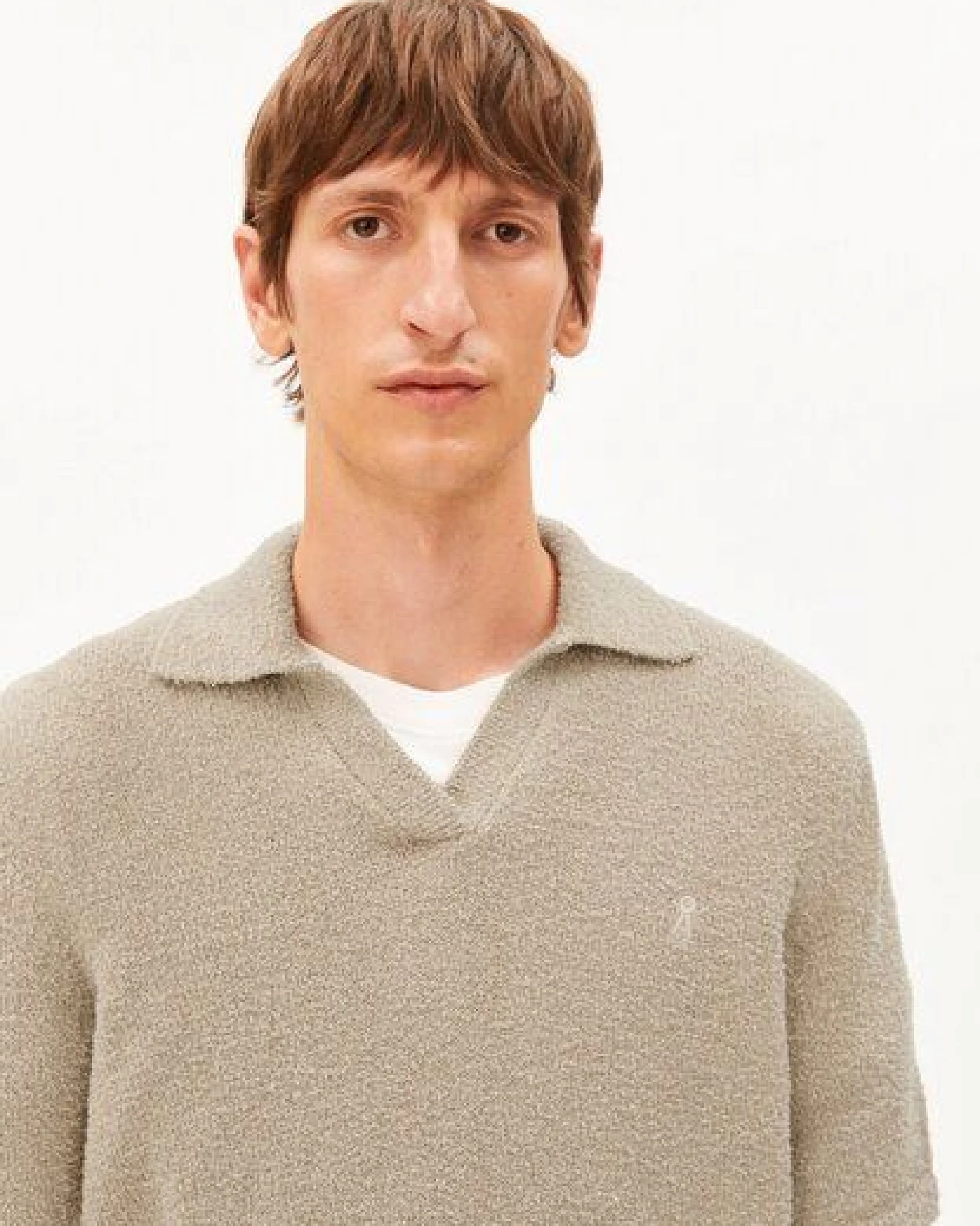 ARMEDANGELS BOUCLE Herren Polo aus Bio-Baumwoll Mix – Ansicht 3