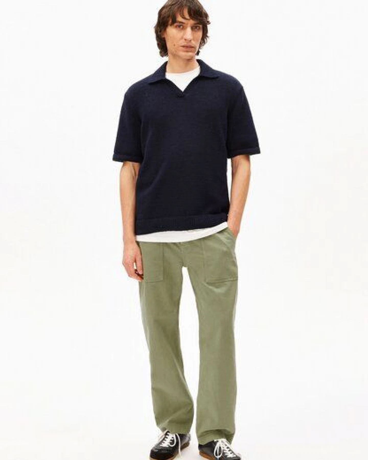 ARMEDANGELS BOUCLE Herren Polo aus Bio-Baumwoll Mix – Ansicht 4