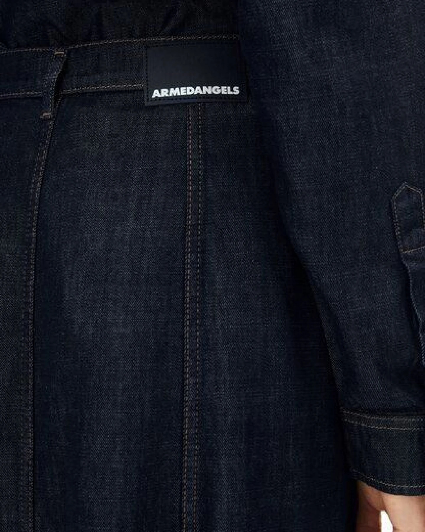 ARMEDANGELS PANELLED DENIM Damen Jeansrock aus Baumwoll-Lyocell-Mix – Ansicht 3