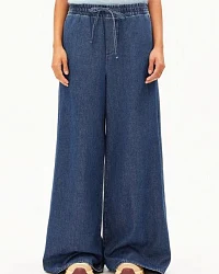 Produktseite: ARMEDANGELS KELAANI DENIM Damen Stoffhose aus Bio-Baumwoll-Mix