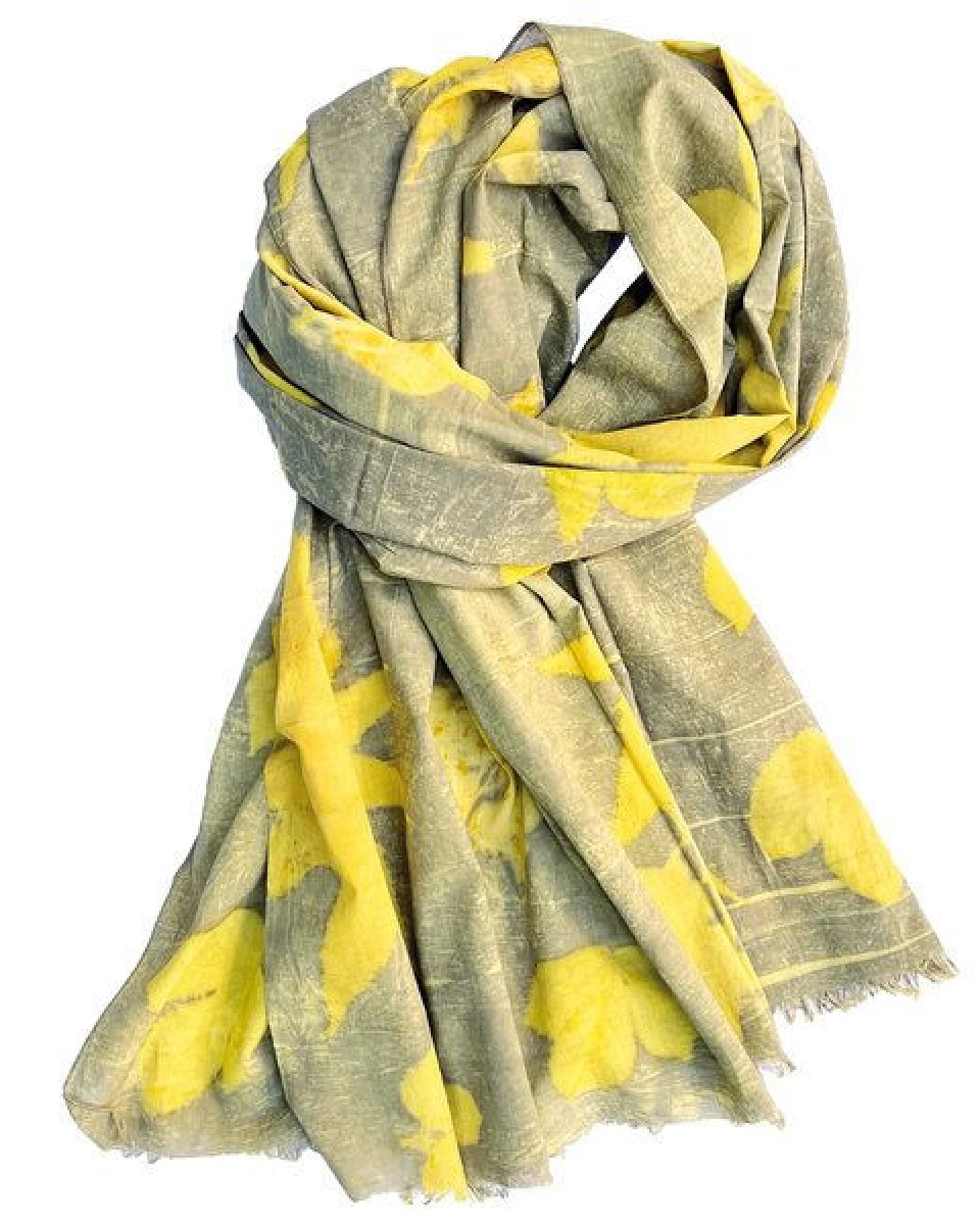 Sundara Schal aus 100% Bio-Baumwolle – ECO PRINT – Ansicht 3