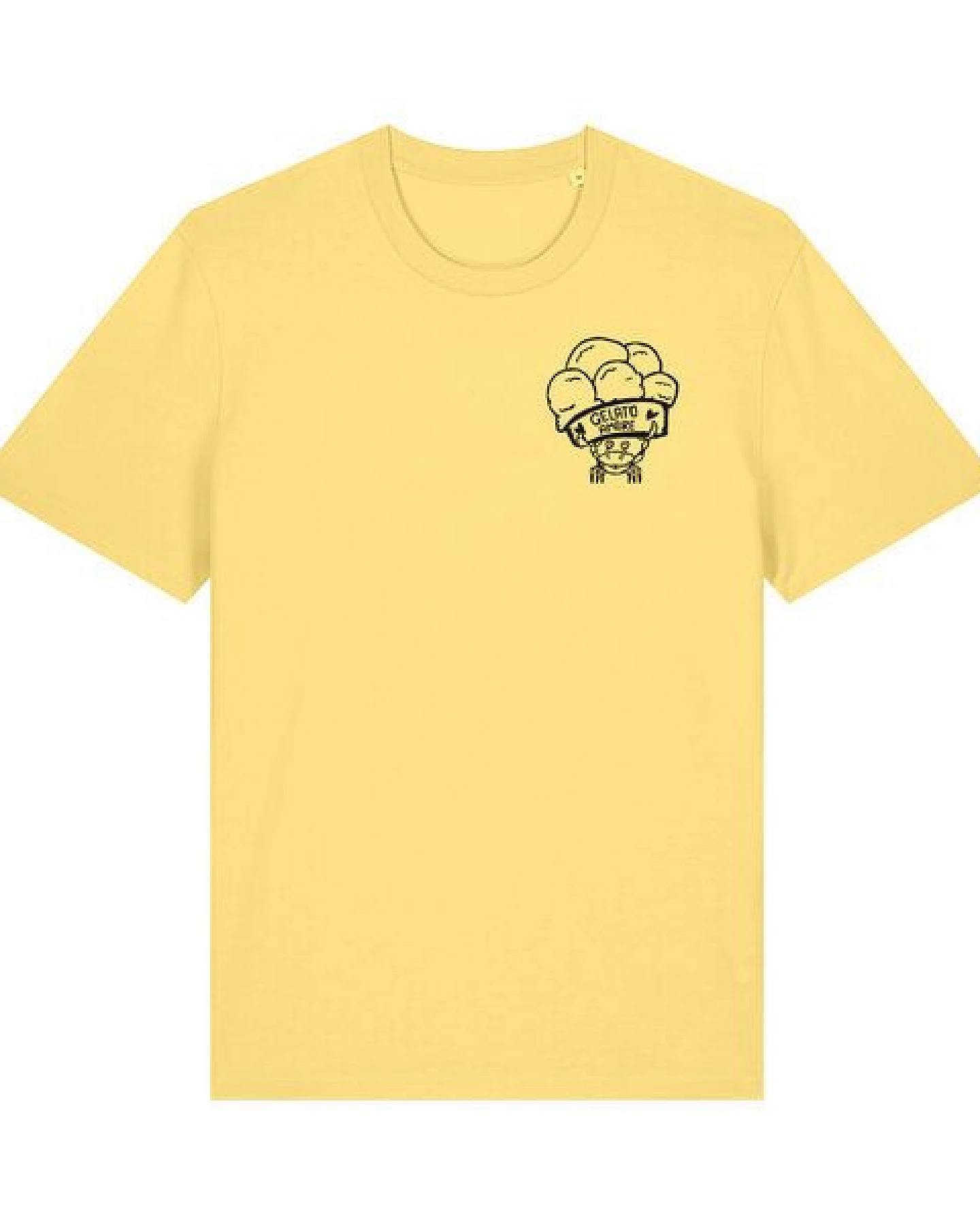 päfjes Gelato Amore / Eis Krabbe mit Eisbecher - Fair Bio Männer Unisex T-Shirt – Ansicht 2