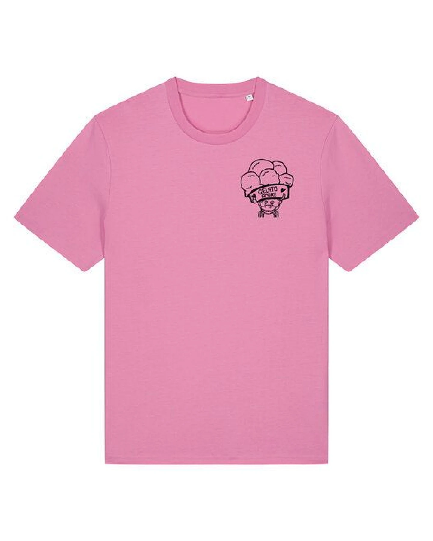 päfjes Gelato Amore / Eis Krabbe mit Eisbecher - Fair Bio Männer Unisex T-Shirt – Ansicht 2