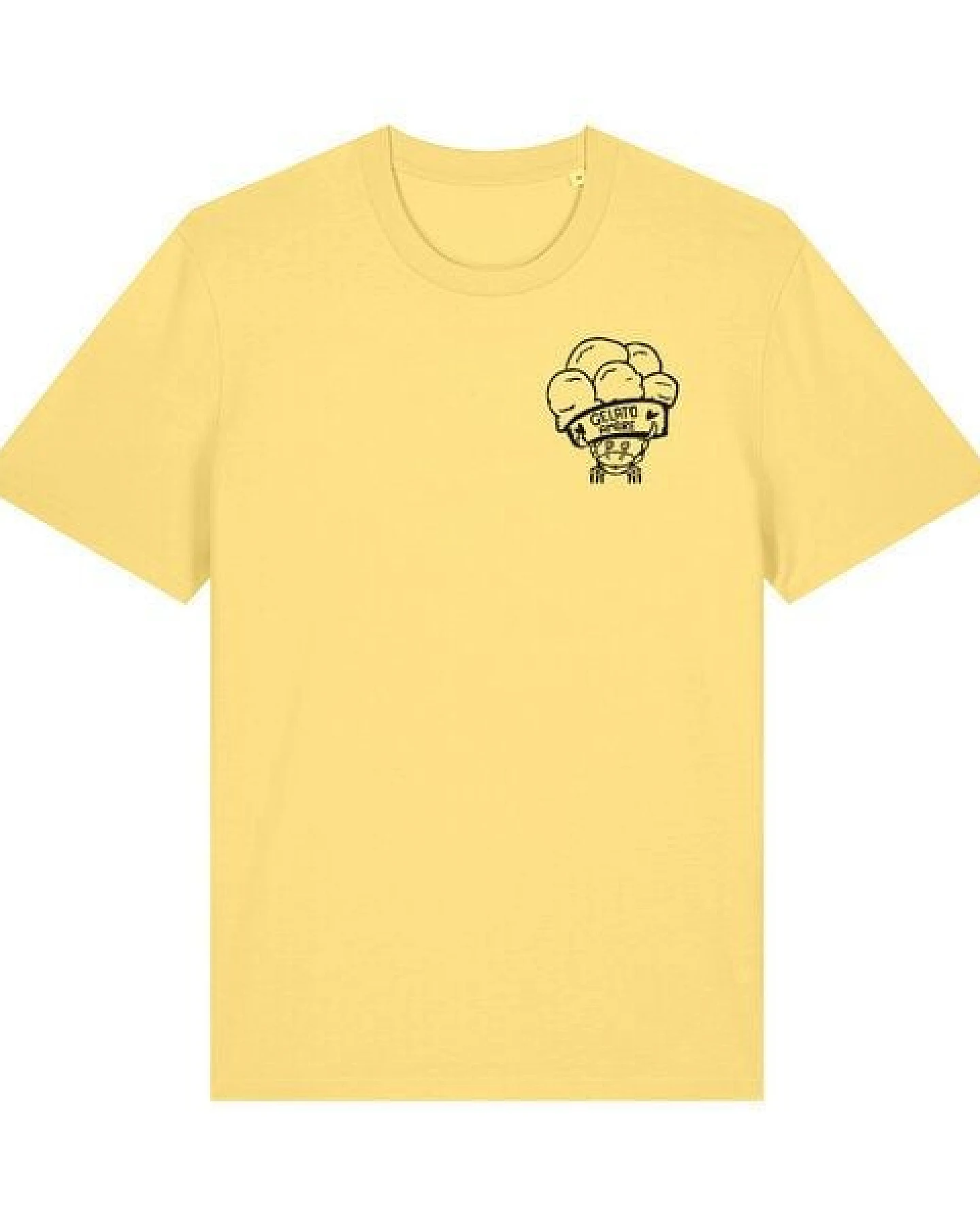 päfjes Gelato Amore / Eis Krabbe mit Eisbecher - Fair Bio Männer Unisex T-Shirt – Ansicht 2