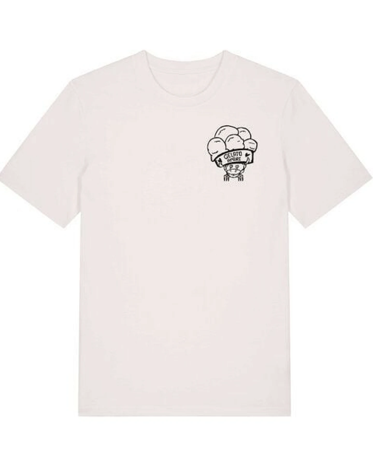 päfjes Gelato Amore / Eis Krabbe mit Eisbecher - Fair Bio Männer Unisex T-Shirt – Ansicht 2