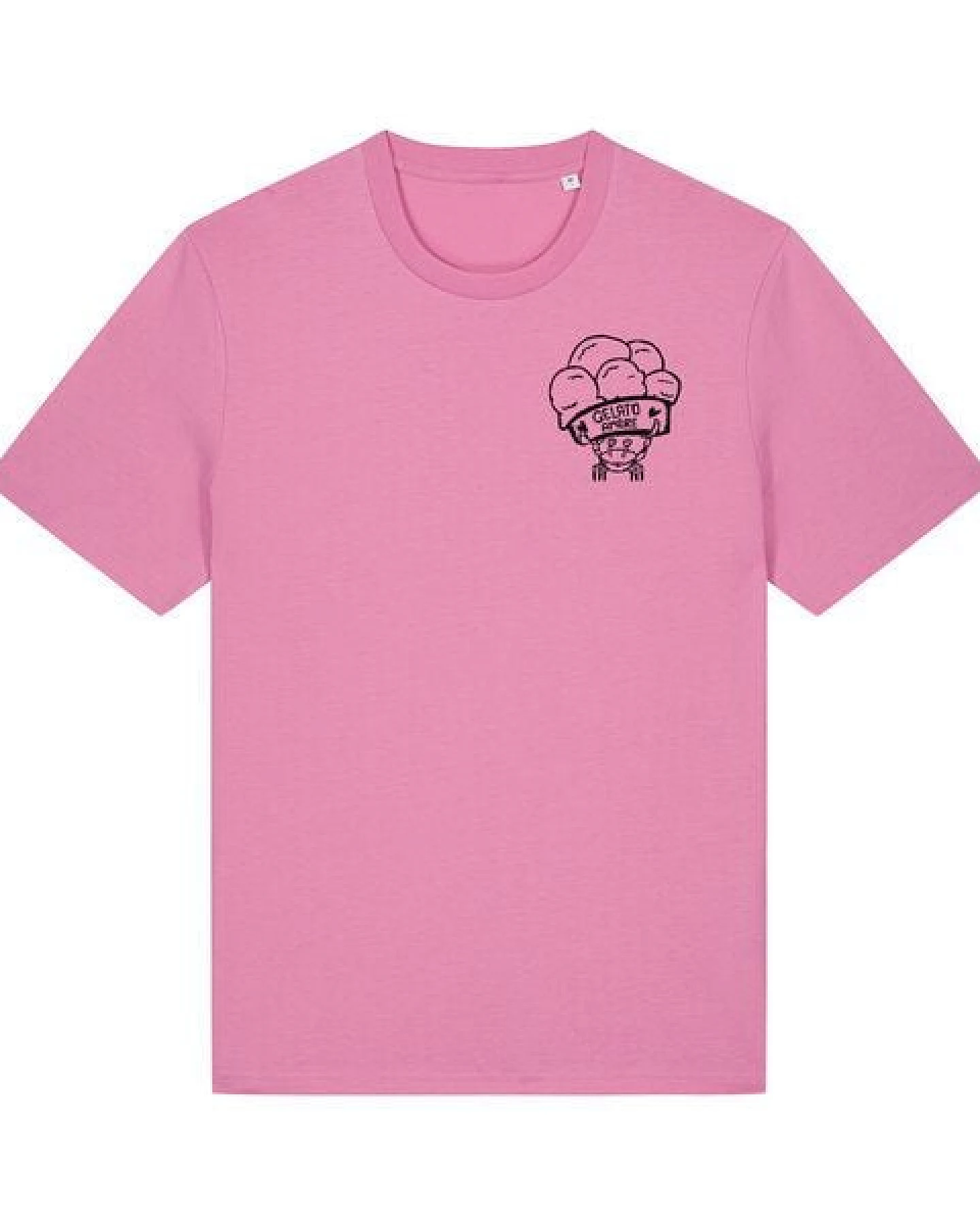 päfjes Gelato Amore / Eis Krabbe mit Eisbecher - Fair Bio Männer Unisex T-Shirt – Ansicht 2