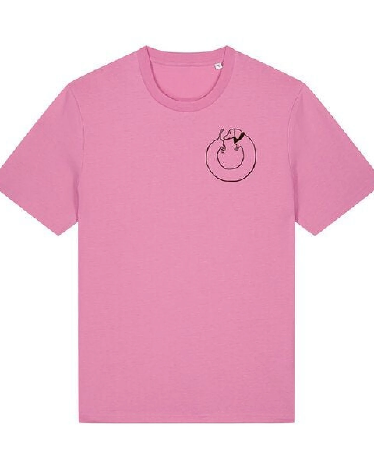 päfjes Dackel Hund Kreis Po - Unisex Männer T-Shirt Bio & Fair – Ansicht 2