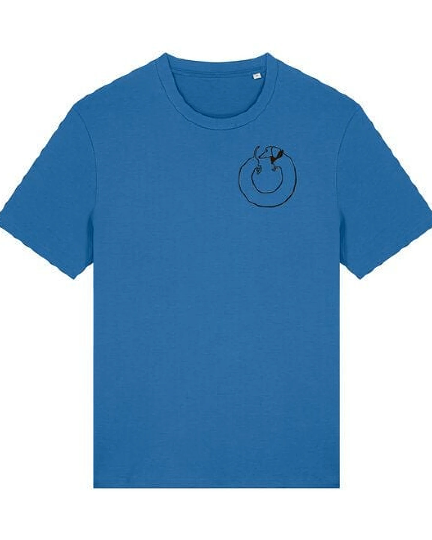 päfjes Dackel Hund Kreis Po - Unisex Männer T-Shirt Bio & Fair – Ansicht 2