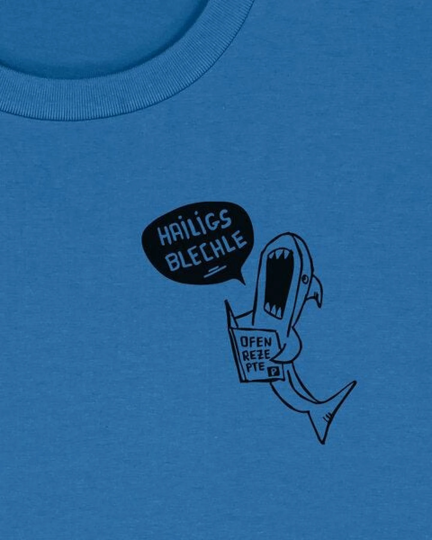 päfjes Hailigs Blechle Hai Kochen - Unisex Männer T-Shirt Bio & Fair – Ansicht 3