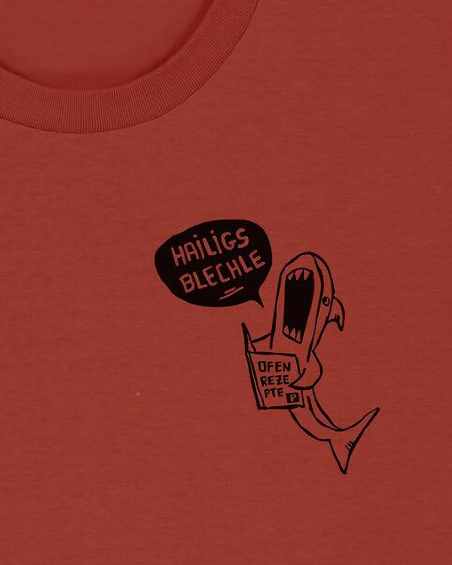 päfjes Hailigs Blechle Hai Kochen - Unisex Männer T-Shirt Bio & Fair – Ansicht 3