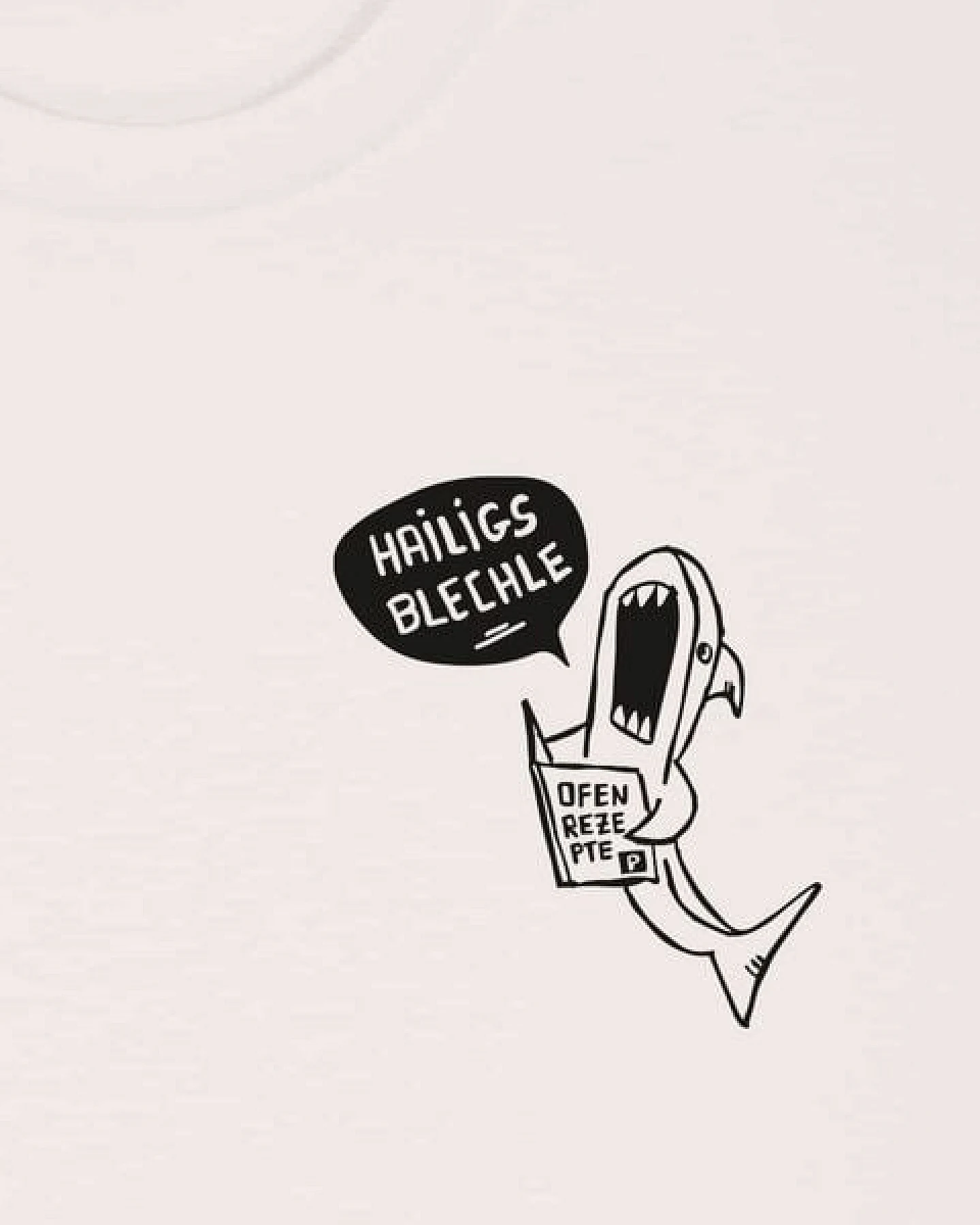 päfjes Hailigs Blechle Hai Kochen - Unisex Männer T-Shirt Bio & Fair – Ansicht 3
