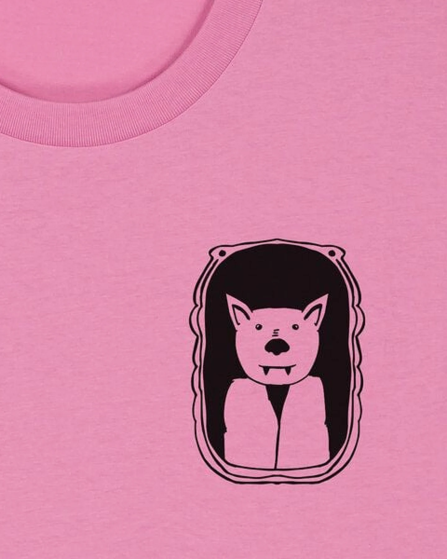 päfjes Der Graf / Vampir Fledermaus im Bilderrahmen - Unisex Männer T-Shirt Bio & Fair – Ansicht 3