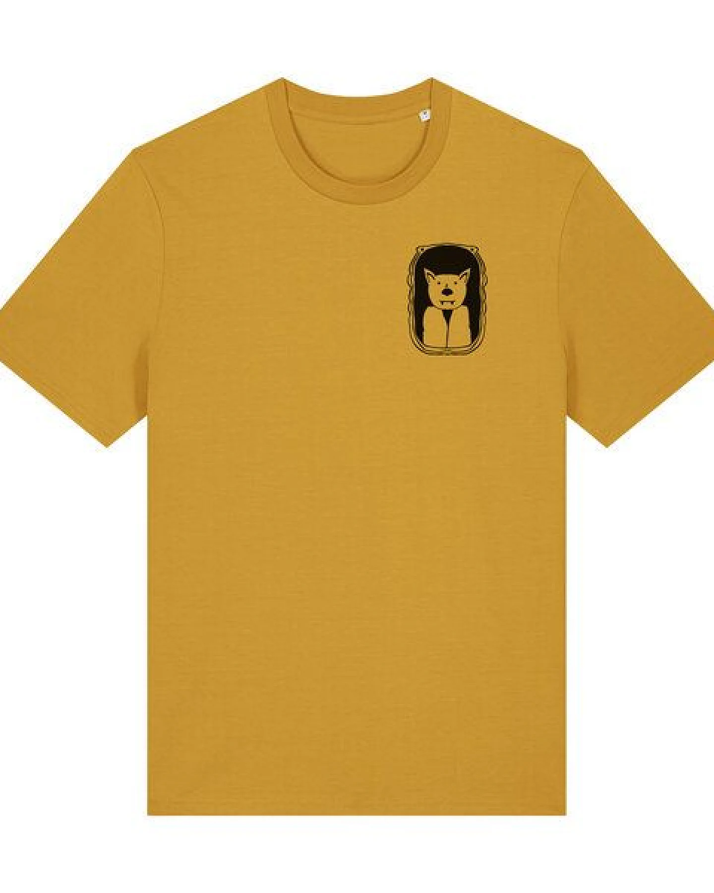 päfjes Der Graf / Vampir Fledermaus im Bilderrahmen - Unisex Männer T-Shirt Bio & Fair – Ansicht 2
