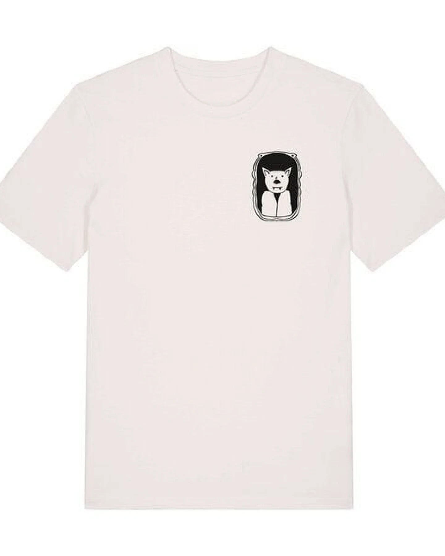 päfjes Der Graf / Vampir Fledermaus im Bilderrahmen - Unisex Männer T-Shirt Bio & Fair – Ansicht 2