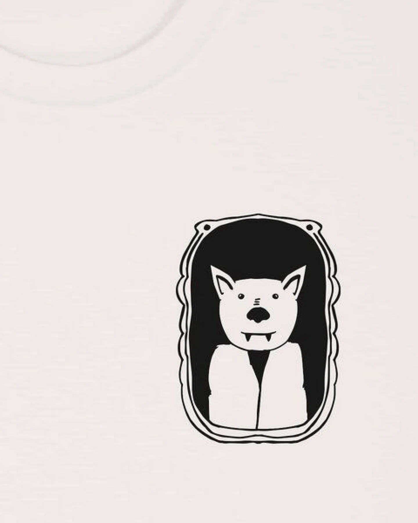 päfjes Der Graf / Vampir Fledermaus im Bilderrahmen - Unisex Männer T-Shirt Bio & Fair – Ansicht 3