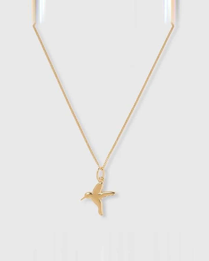 fejn jewelry Kette 'hummingbird' mit Kolibri Anhänger