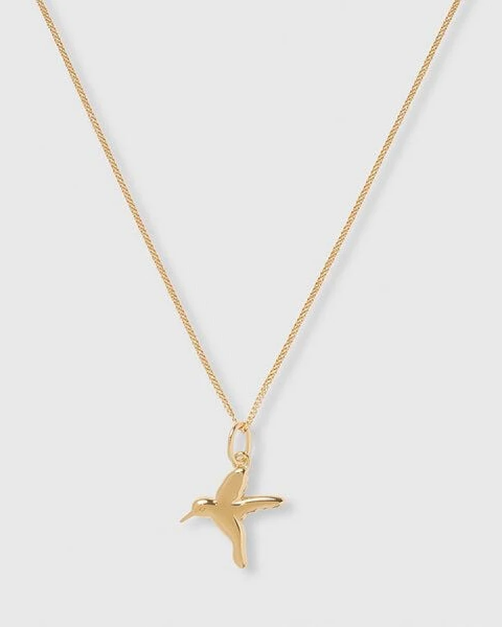 fejn jewelry Kette 'hummingbird' mit Kolibri Anhänger