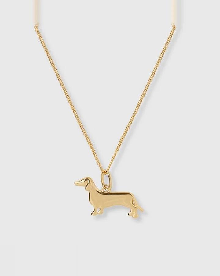 fejn jewelry Kette 'dachshund' mit Dackel Anhänger