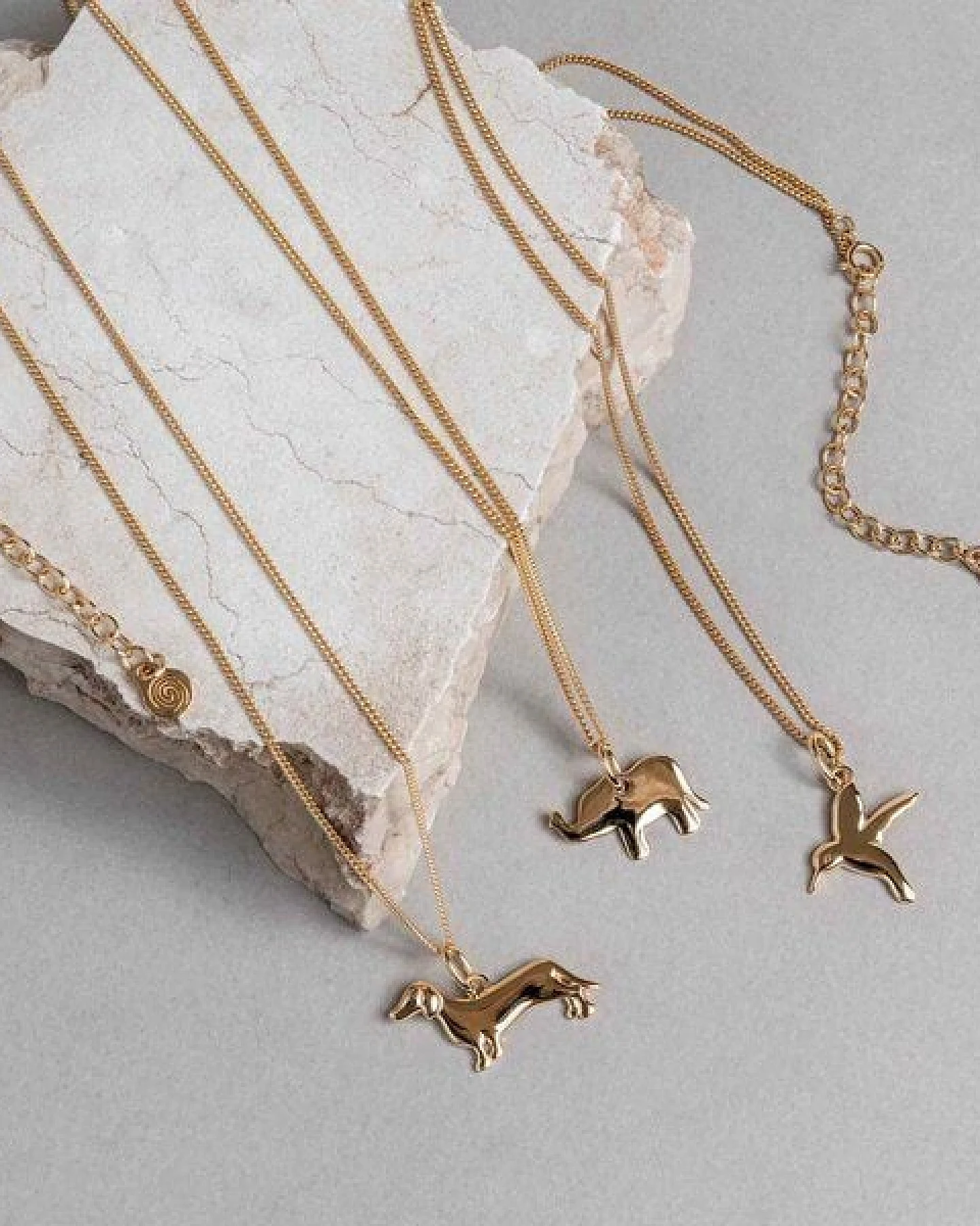 fejn jewelry Kette 'elephant' mit Elefant Anhänger – Ansicht 3