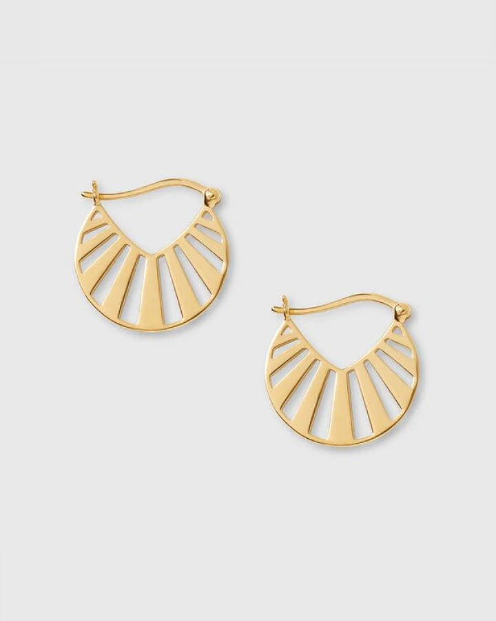 fejn jewelry Creole 'sun hoop" in Sonnenform