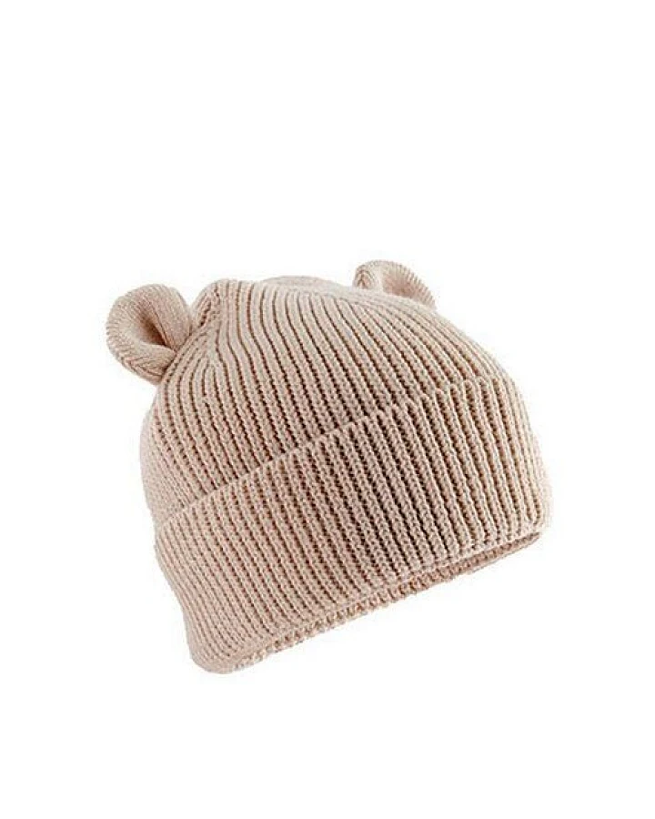 Beechfield Baby Bear Beanie Wintermützen Baby Mütze mit Bärenohren