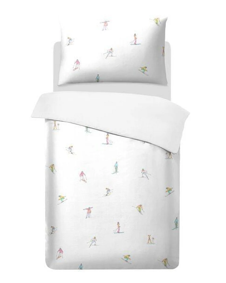 Mary Rose® Satin Bettwäsche Sport Motiv aus 100% Bio-Baumwolle (GOTS-zertifiziert)