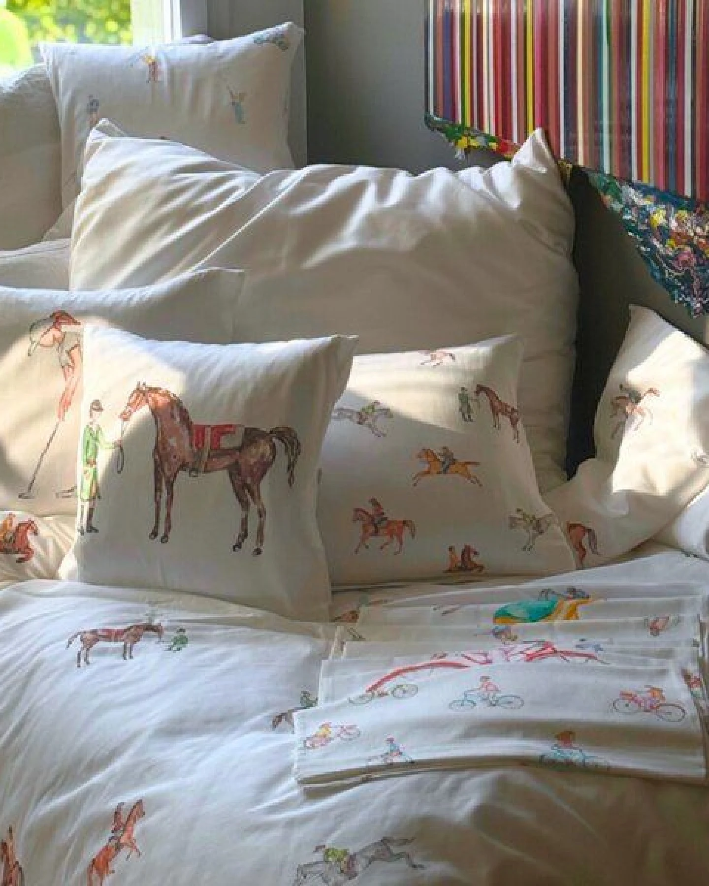 Mary Rose® Satin Bettwäsche Sport Motiv aus 100% Bio-Baumwolle (GOTS-zertifiziert) – Ansicht 2