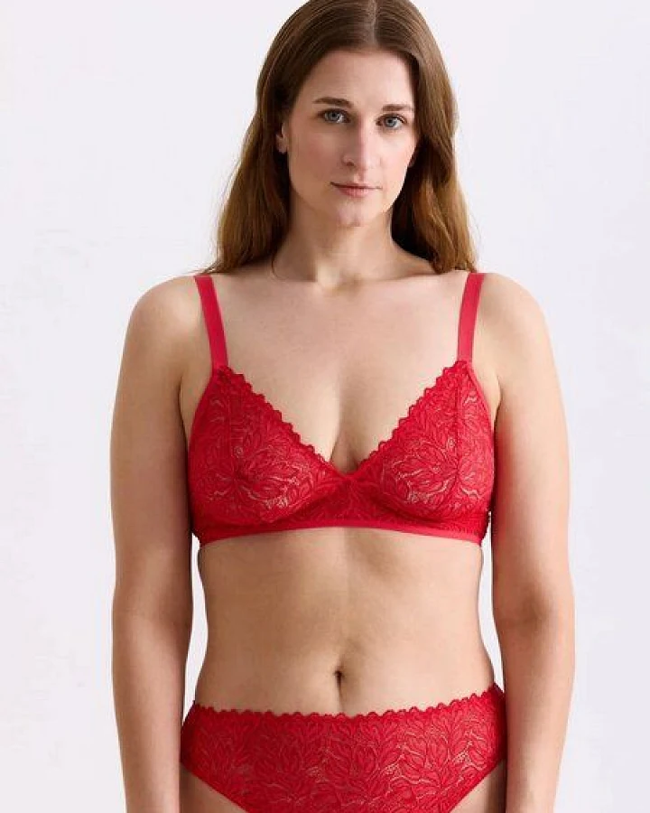 erlich textil Dreamy Lace Triangel BH mit Spitze, made in Europe