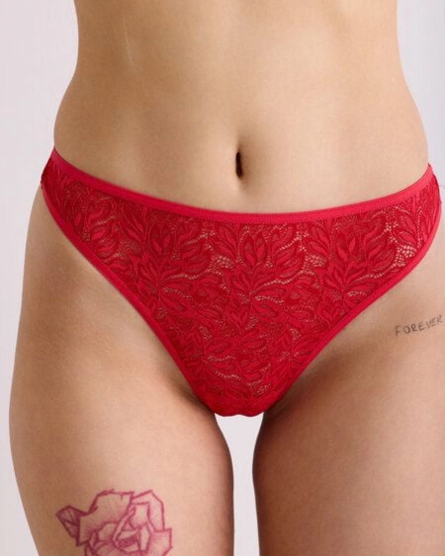 erlich textil Dreamy Lace Brazil Slip mit Spitze aus recyceltem Polyamid, made in Europe – Ansicht 3