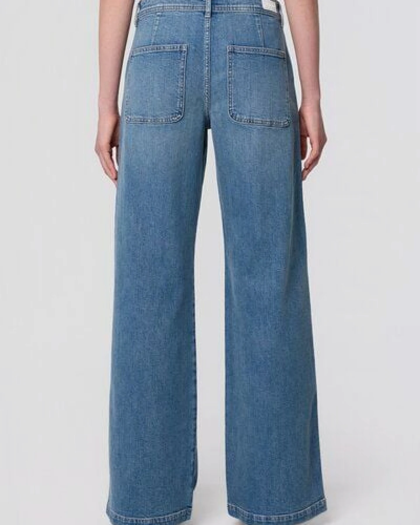 Damen Jeans SUNNY Wide Leg Minimal Stretch DAWN Baumwolle – Ansicht 3