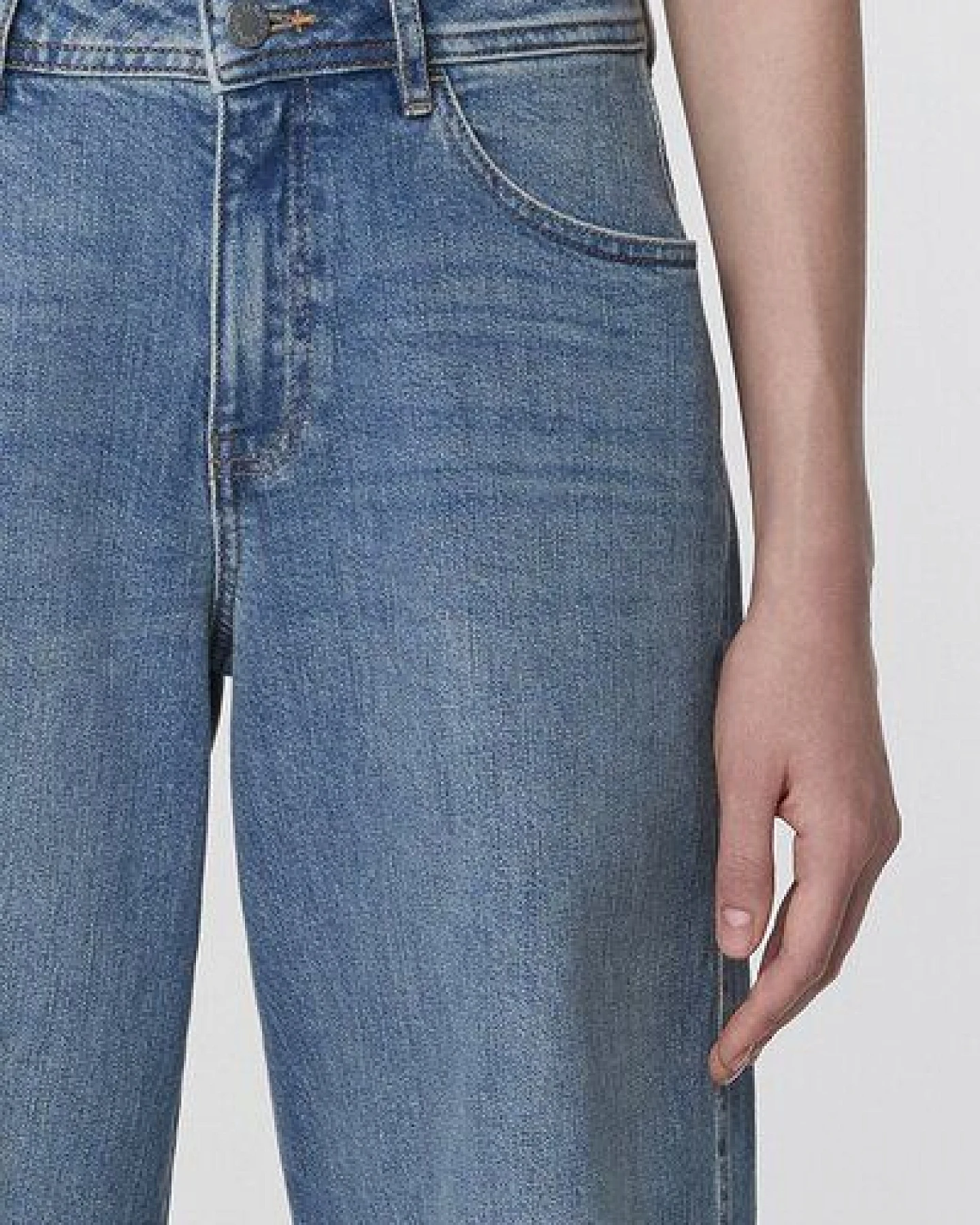 Damen Jeans SUNNY Wide Leg Minimal Stretch DAWN Baumwolle – Ansicht 4