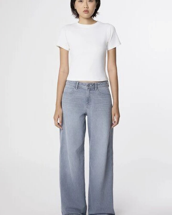 Produktseite: Damen Jeans SUNNY Wide Leg Minimal Stretch DAWN Baumwolle