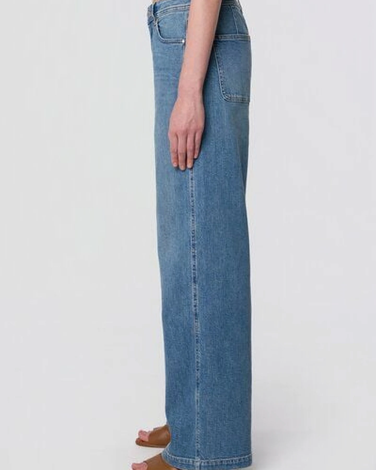 Damen Jeans SUNNY Wide Leg Minimal Stretch DAWN Baumwolle – Ansicht 4