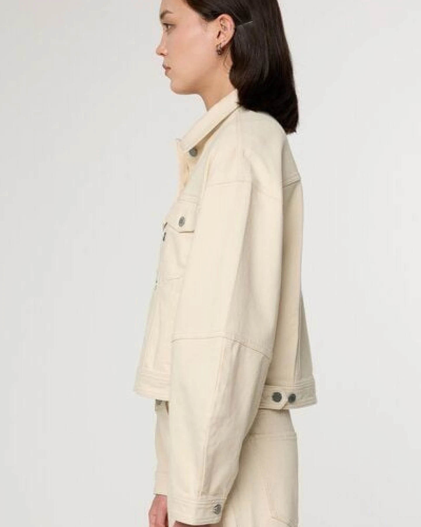 Damen Jacke ANNIK ICON Minimal Stretch DAWN Bio-Baumwolle – Ansicht 3