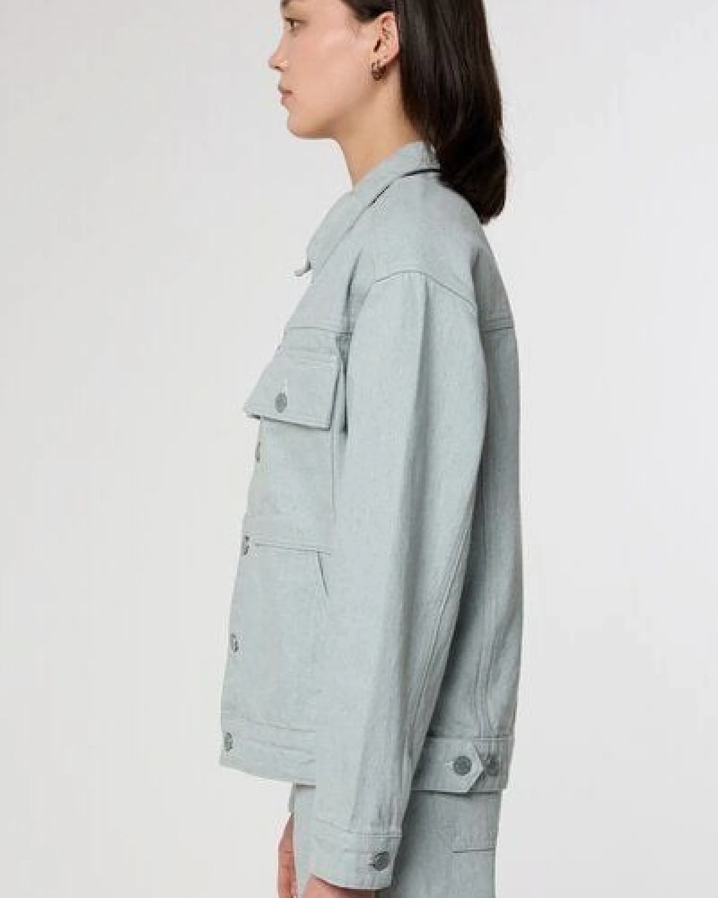 Jacke DUNE Boxy Non-Stretch DAWN Regenerative & Recycelte Baumwolle – Ansicht 2