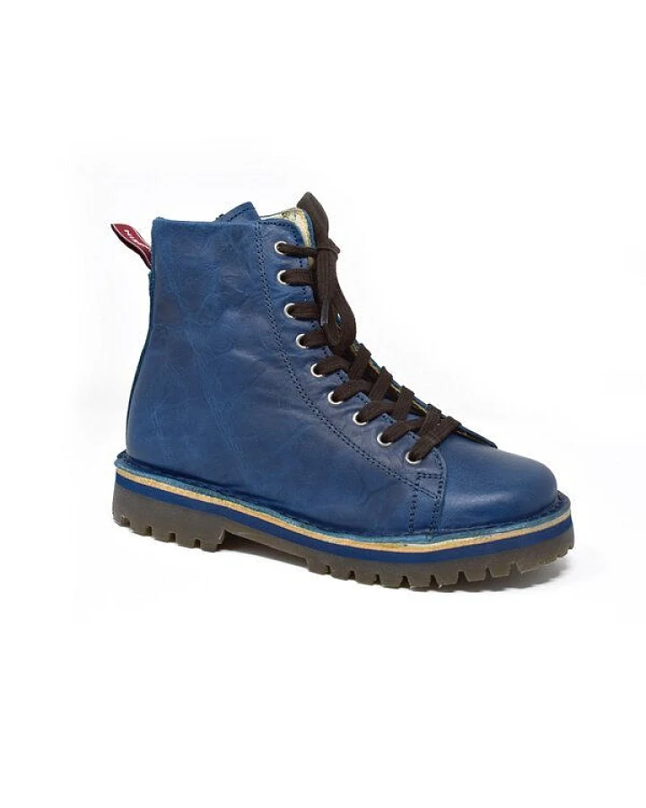 Grünbein Shoes Schnürboots Noa II blau