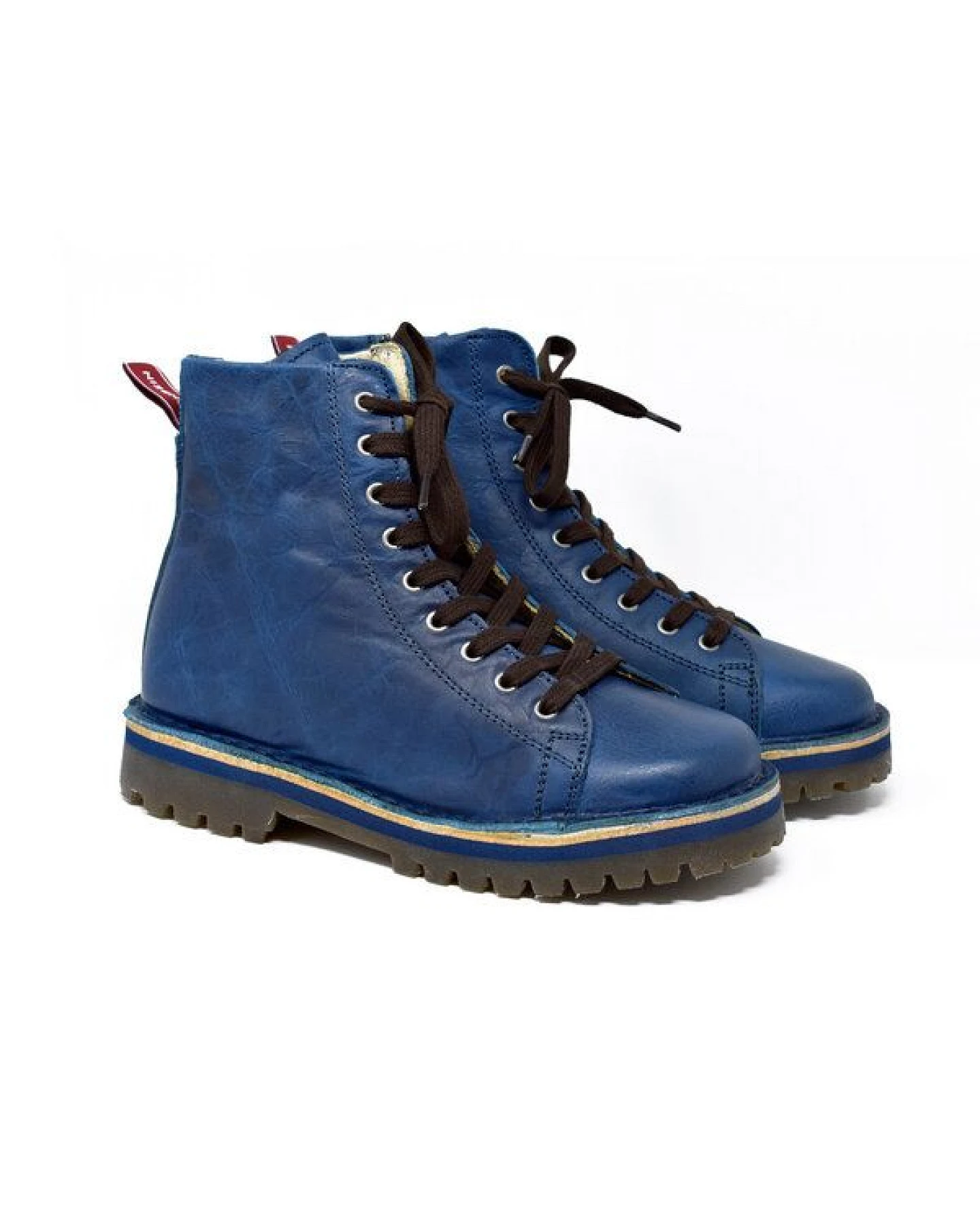 Grünbein Shoes Schnürboots Noa II blau – Ansicht 3