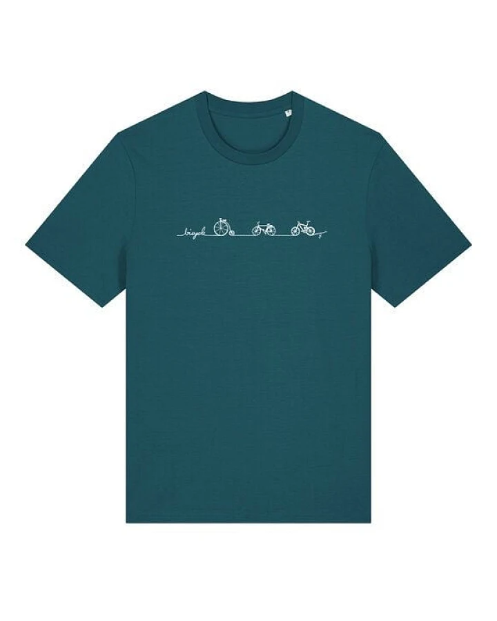 Brandless Basic Bio Unisex T-Shirt Bicycle Line 180g/m² XXS - 3 XL