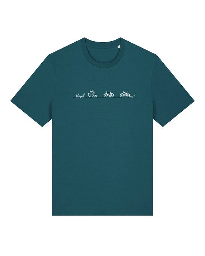 Brandless Basic Bio Unisex T-Shirt Bicycle Line 180g/m² XXS - 3 XL
