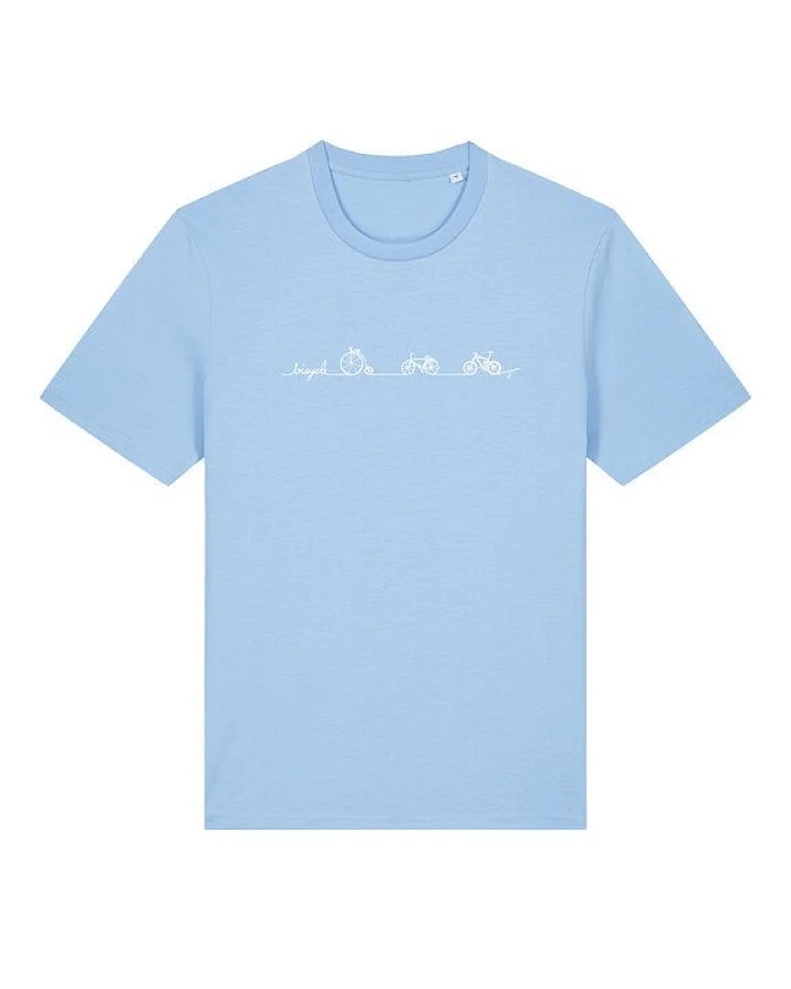 Brandless Basic Bio Unisex T-Shirt Bicycle Line 180g/m² XXS - 3 XL