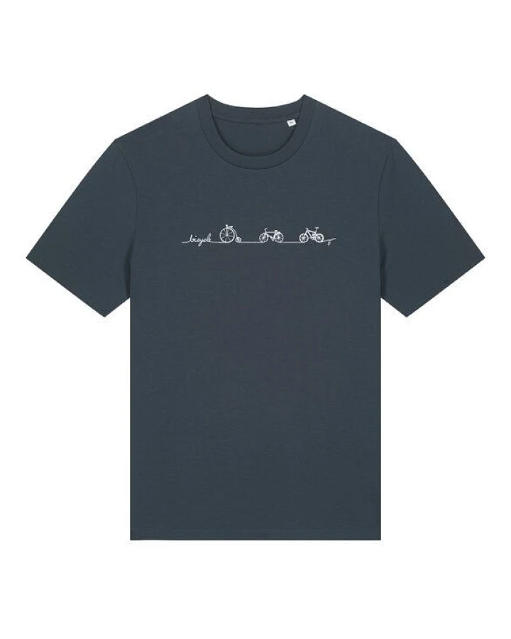 Brandless Basic Bio Unisex T-Shirt Bicycle Line 180g/m² XXS - 3 XL