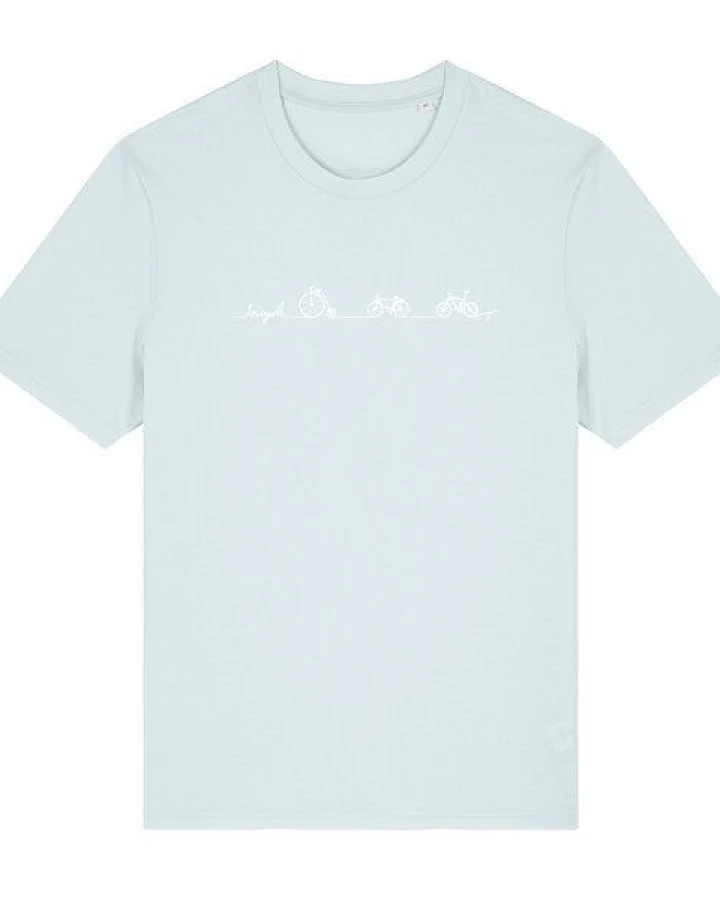 Brandless Basic Bio Unisex T-Shirt Bicycle Line 180g/m² XXS - 3 XL