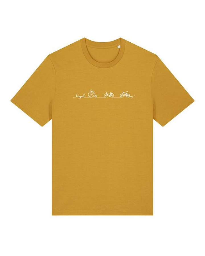Brandless Basic Bio Unisex T-Shirt Bicycle Line 180g/m² XXS - 3 XL