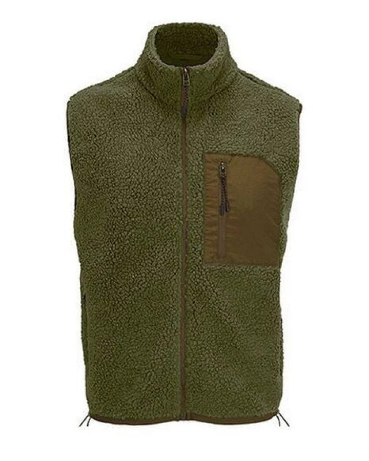 Sol's Winter Fleeceweste dick und kuschelig recycelt Unisex Seitentaschen mit Reißverschluss Winterweste Polarfleece XXS bis 4XL Sherpa Gilet Bodywarmer