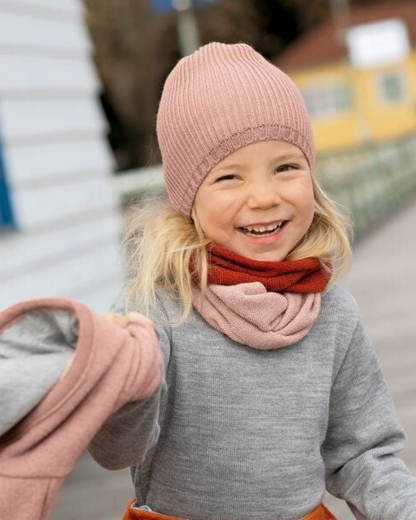 Disana Loop Schal bio Merino Wolle Kinder – Ansicht 2