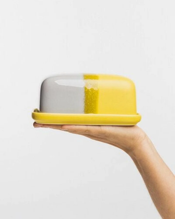 TRANQUILLO Butterdose INDUSTRIAL aus Steinzeug (POR842, POR843, POR844)