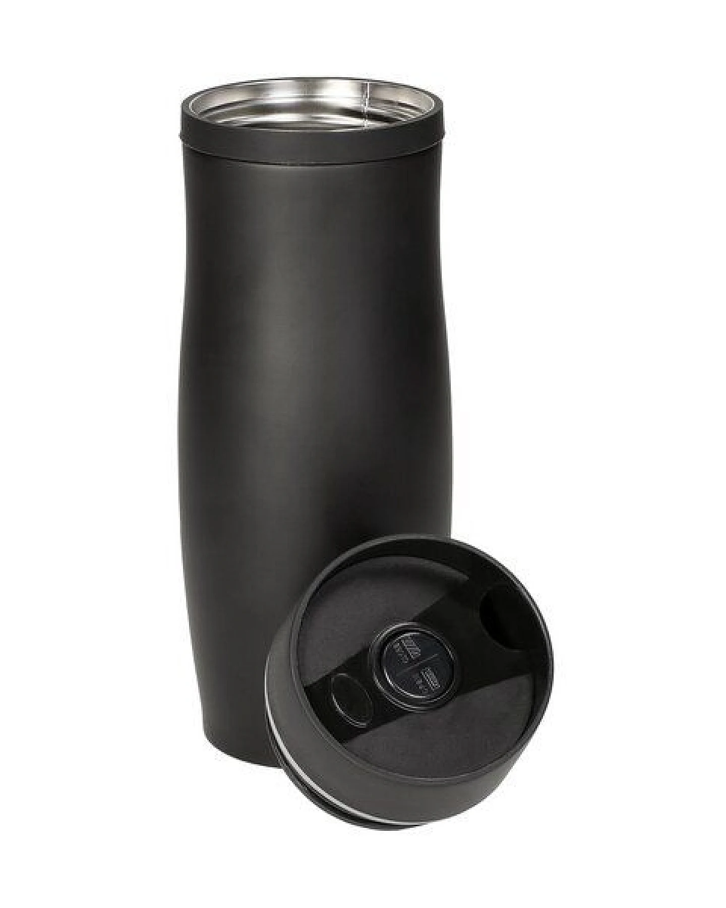 elasto Thermobecher 350 ml doppelwandig isoliert „Milano“ aus Edelstahl – Ansicht 4
