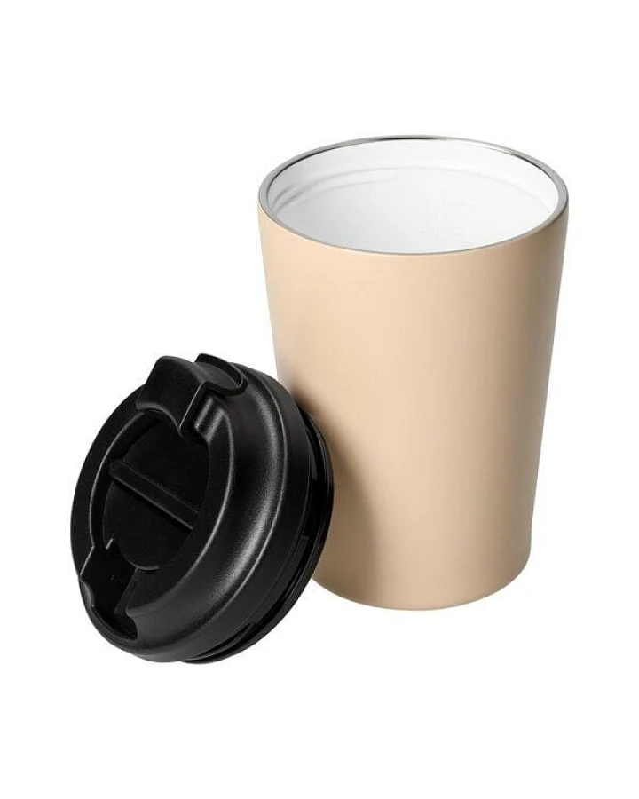 elasto Keramikbeschichteter Kaffeebecher 360 ml - Coffee to go Becher aus Edelstahl