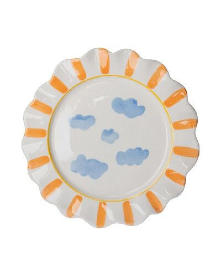 TRANQUILLO Kinderteller VELOBLOOM aus Steinzeug (POR851, POR852, POR853)